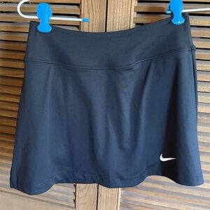 Nike Black Skirt with White Swoosh TENNIS SKIRT LIKE NEW- sexy